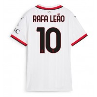 AC Milan Rafael Leao #10 Auswärtstrikot Frauen 2024-25 Kurzarm